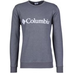 Columbia - Columbia Logo Fleece Crew - Pullover Gr L - Regular grau