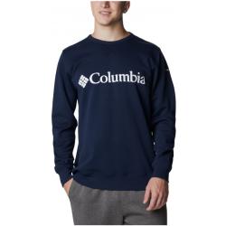Columbia - Columbia Logo Fleece Crew - Pullover Gr L - Regular blau