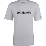 Reduzierte Graue Langärmelige Columbia T-Shirts aus Baumwolle für Herren Größe M 