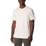 Weiße Streetwear Kurzärmelige Columbia T-Shirts aus Baumwolle für Herren Größe M 