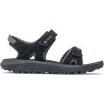 Reduzierte Schwarze Outdoor-Sandalen aus Leder für Damen Größe 39 für den für den Sommer 