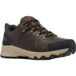 Schwarze Columbia Peakfreak Outdoor Schuhe aus Leder wasserdicht für Herren Größe 42,5 