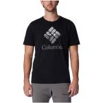 Reduzierte Schwarze Langärmelige Columbia Ridge T-Shirts aus Baumwolle für Herren Größe XL 