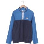 Reduzierte Blaue Columbia Herrensweatshirts aus Fleece Übergrößen 