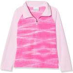 Columbia Sportswear Mädchen Glacial II Fleece Print Half Zip Fleecejacke, Pink Ice Diamon, L