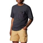 Schwarze Streetwear Columbia Shirts mit Tasche für Herren Größe M 