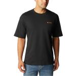Schwarze Streetwear Columbia T-Shirts aus Baumwolle für Herren Größe S für den für den Herbst 