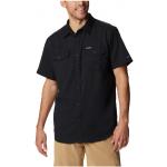 Schwarze Kurzärmelige Columbia Outdoor-Hemden aus Polyester für Herren Größe XL 
