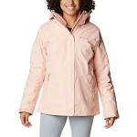 Peachfarbene Atmungsaktive Columbia Bugaboo 3-in-1 Jacken mit Reißverschluss aus Polyester für Damen Größe XL 
