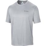 Graue Sportliche Kurzärmelige Columbia Zero Rules T-Shirts für Herren Größe XL 