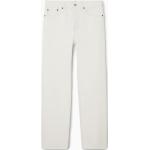 Weiße COS Bio High Waist Jeans aus Denim für Damen Größe XL 