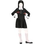 Reduzierte Schwarze Gothic-Kostüme aus Polyester für Kinder Größe 140 
