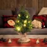 Reduzierte Braune 15 cm LED-Weihnachtsbäume 