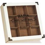 Weiße Landhausstil Teeboxen aus Holz 