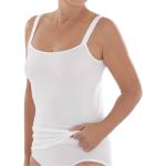 Weiße COMAZO Damenträgerhemden & Damenachselhemden aus Baumwolle 