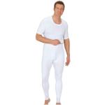Weiße Kurzärmelige COMAZO Kurzarm-Unterhemden aus Baumwolle für Herren 