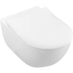 Reduzierte Weiße Villeroy & Boch Subway 2.0 Wand-WCs aus Keramik 