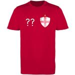 Comedy Shirts - England Trikot - Wappen: Klein - Wunsch - Damen Trikot - Rot/Weiss Gr. S