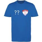 Comedy Shirts - Kroatien Trikot - Wappen: Klein -