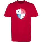 Comedy Shirts - Panama Trikot - Wappen: Groß - Wunsch - Damen Trikot - Rot/Weiss Gr. L