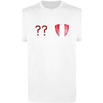 Comedy Shirts - Peru Trikot - Wappen: Klein - Wunsch - Mädchen Trikot - Weiss/Rot Gr. 134-146