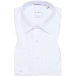 Weiße Elegante Langärmelige Eterna Kentkragen Shirts mit Tasche für Herren Größe S für Zeremonien 