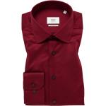 Rubinrote Elegante Eterna Kentkragen Hemden mit Kent-Kragen aus Baumwolle für Herren 