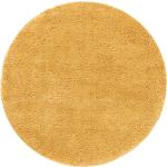 Gelbe Moderne Rugvista Runde Shaggy Teppiche 150 cm aus Polypropylen 