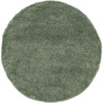 Grüne Moderne Rugvista Runde Shaggy Teppiche 250 cm aus Polypropylen 