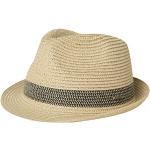 Reduzierte Schwarze Panamahüte aus Stroh für Herren Übergrößen für den für den Sommer 
