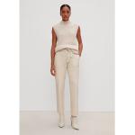 Braune Comma 7/8-Hosen & Knöchelhosen mit Reißverschluss aus Kunstleder für Damen 
