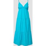 Blaue Comma Mini Nachhaltige Minikleider & kurze Kleider mit Volants aus Baumwolle für Damen Größe M 
