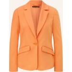 Orange Comma Baumwollblazer mit Schulterpolstern aus Baumwolle für Damen Größe L 