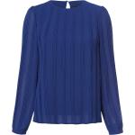 Blaue Elegante Comma Rundhals-Ausschnitt Blusenshirts & Schlusen für Damen Größe XS 