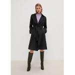 Reduzierte Schwarze Comma Maxi Trenchcoats lang aus Polyester für Damen Größe XS für den für den Herbst 