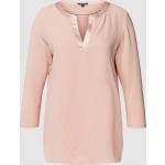 Reduzierte Hellrosa Unifarbene Comma V-Ausschnitt Blusenshirts & Schlusen aus Viskose für Damen Größe XS für den für den Frühling 