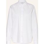 Weiße Casual Comma Casual Identity Hemdblusen aus Baumwolle für Damen Größe L 