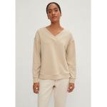 Braune Casual Comma Casual Identity V-Ausschnitt Damensweatshirts trocknergeeignet Größe XS für den für den Herbst 
