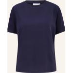Dunkelblaue Casual Comma Casual Identity T-Shirts aus Viskose für Damen Größe XS 
