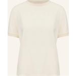 Hellbraune Casual Comma Casual Identity T-Shirts aus Viskose für Damen Größe S 