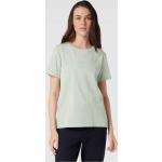 Mintgrüne Casual Comma Casual Identity T-Shirts aus Baumwollmischung für Damen Größe S 