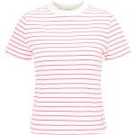 Pinke Gestreifte Casual Comma Casual Identity T-Shirts für Damen Größe M 
