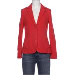 Reduzierte Rote Comma Baumwollblazer aus Baumwolle für Damen Größe XS für den für den Herbst 
