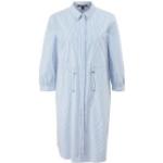 Blaue 3/4-ärmelige Comma Mini Minikleider & kurze Kleider aus Popeline für Damen Größe S 