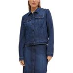 Blaue Comma Übergangsjacken aus Baumwolle für Damen für den für den Herbst 