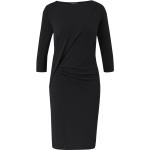 Schwarze Elegante Comma Mini Rundhals-Ausschnitt Sommerkleider für Damen Größe S für den für den Sommer 