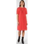 Bunte Unifarbene Business Comma Rundhals-Ausschnitt Sommerkleider aus Chiffon für Damen Größe XS für den für den Sommer 