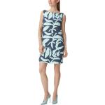 Blaue Elegante Ärmellose Comma Mini Kleider A-Linie aus Polyester für Damen Größe M zur Hochzeit 