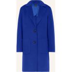 Blaue Elegante Comma Blazermäntel aus Wolle für Damen Größe M 