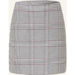 Reduzierte Fuchsiafarbene Karo Comma Mini Sommerröcke mit Reißverschluss aus Polyester für Damen Größe M 